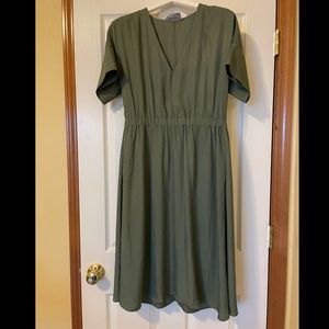 Everlane Japanese Go Weave dress - Green - 10